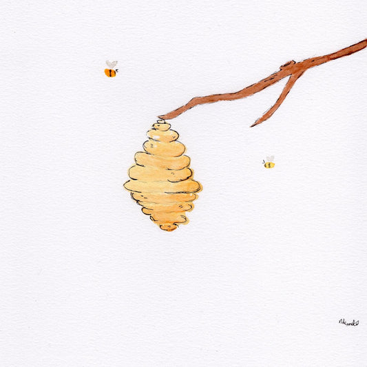 Nursery Print, Beehive