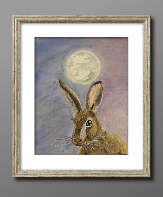 Gazing Hare At The Moon